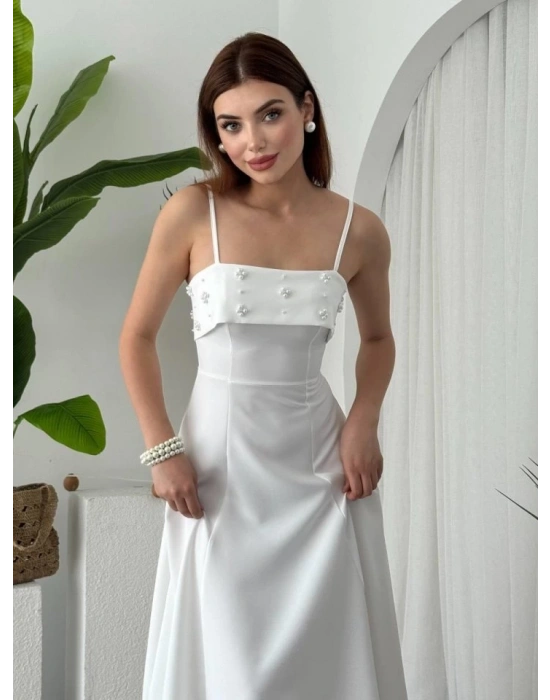 Acco Taş Detaylı Elbise