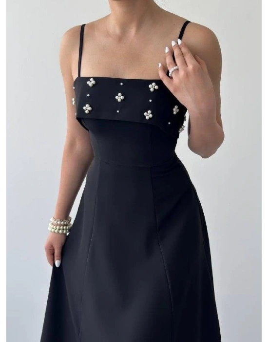 Acco Taş Detaylı Elbise