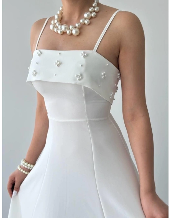 Acco Taş Detaylı Elbise