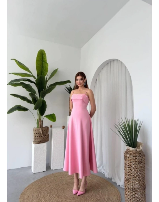 Acco Taş Detaylı Elbise