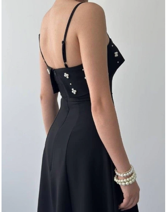 Acco Taş Detaylı Elbise