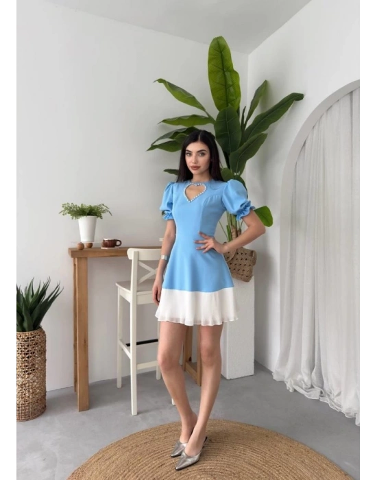 Safe Kalp Detaylı Elbise