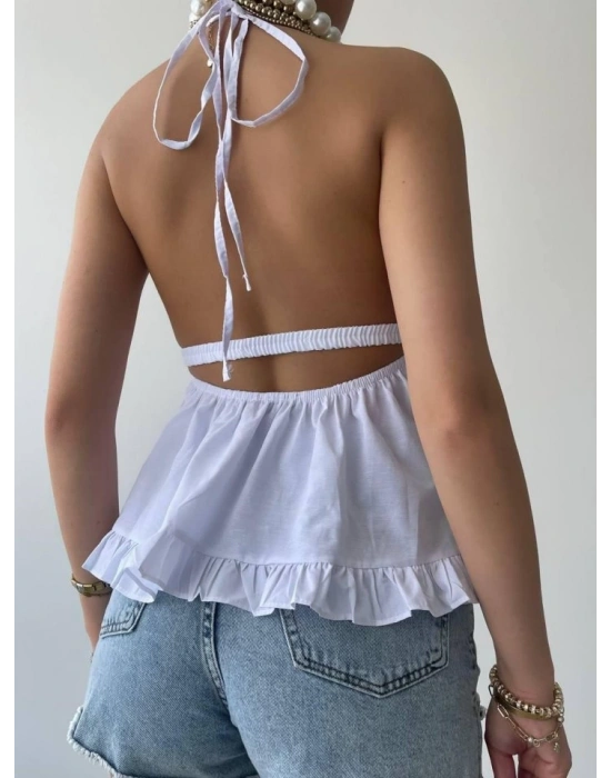 Agnes Sırt Detay Bluz