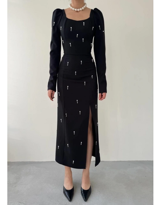 Akit İnci Detaylı Elbise