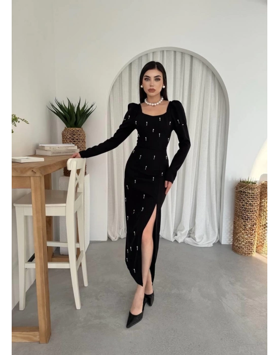 Akit İnci Detaylı Elbise