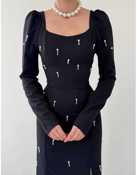 Akit İnci Detaylı Elbise