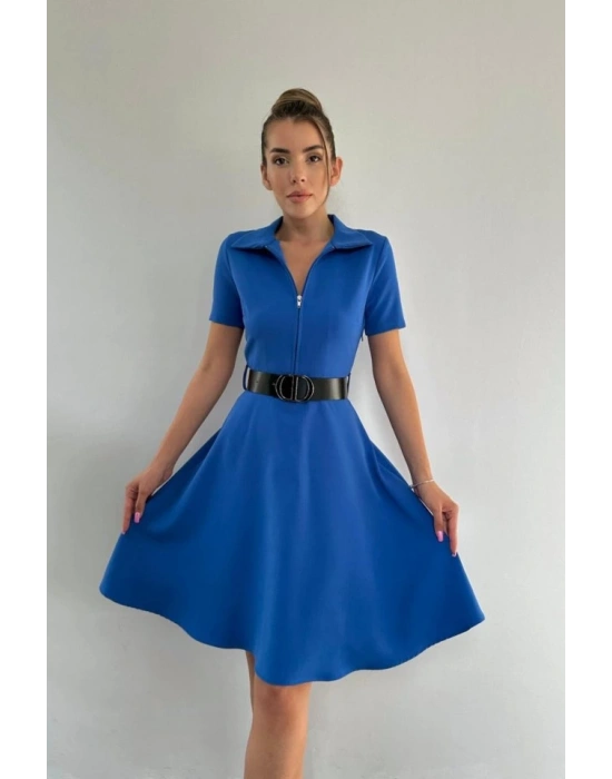 aks Kemerli por Elbise