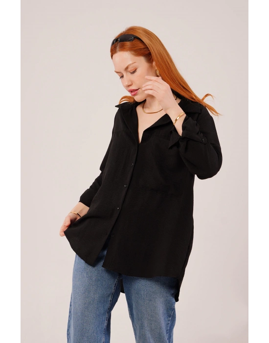 alaş Kesim Cepli iyah Gömlek