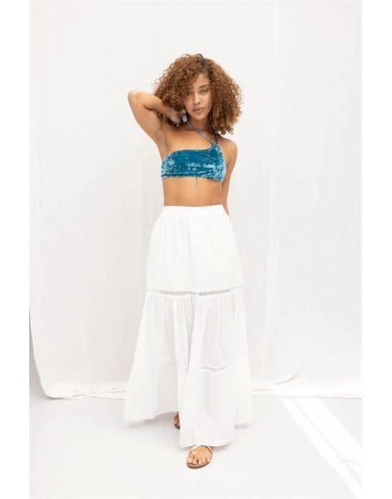 Annie Brode Şerit Detaylı Etek 4036