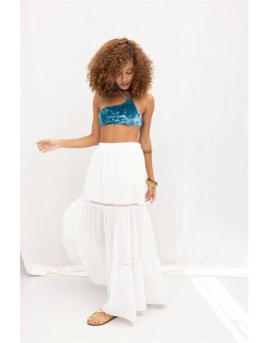 Annie Brode Şerit Detaylı Etek 4036