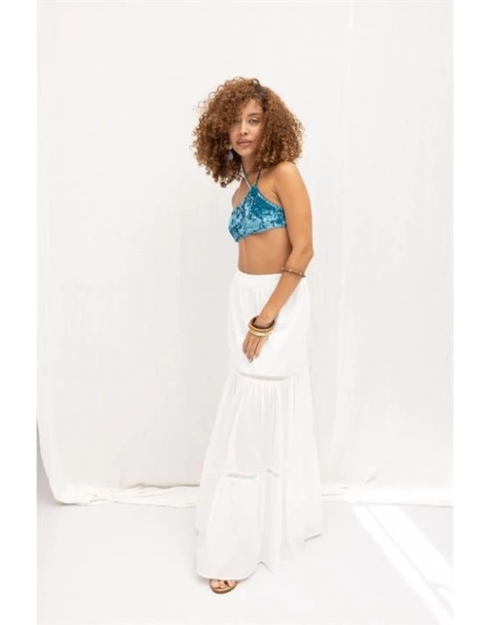 Annie Brode Şerit Detaylı Etek 4036