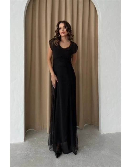 Archernar Şifon Tül Elbise 27048