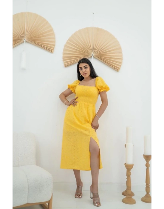 arı Tokalı Fisto Elbise