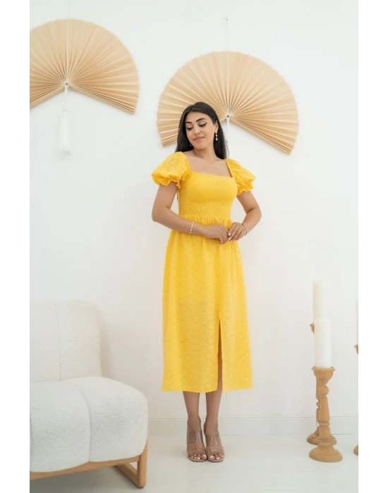 arı Tokalı Fisto Elbise