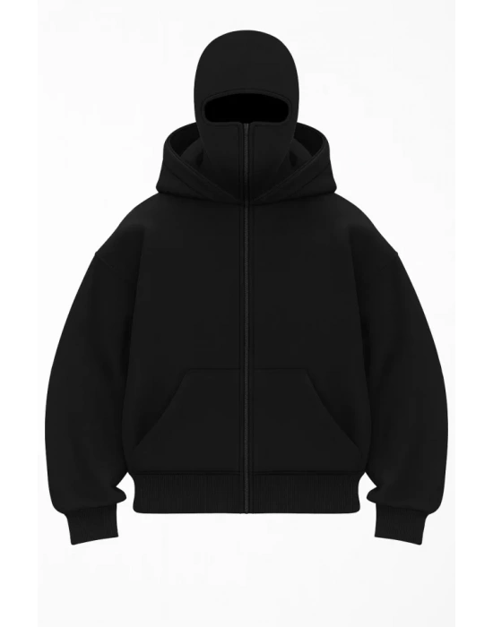 Arka amuray Kapüşonlu ZIP Fermuarlı Kapüşonlu izin Tasarımınız weathirt  iyah