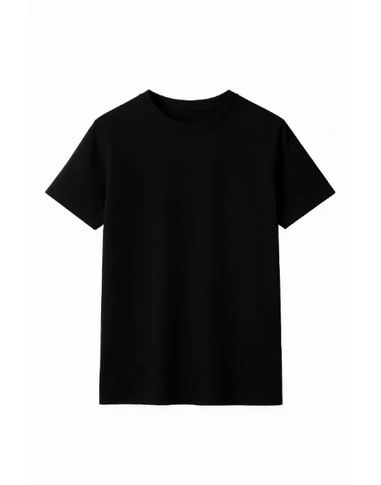 Arka Çocuk Basic Tshirt  Siyah