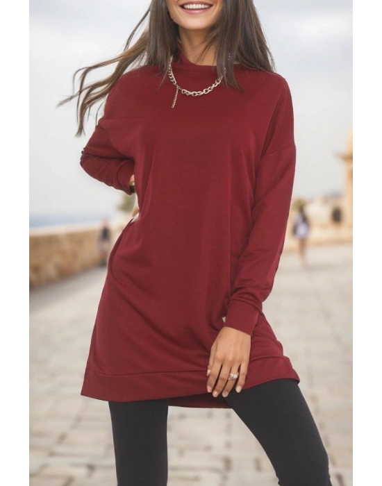 Armalı Tunik Bordo