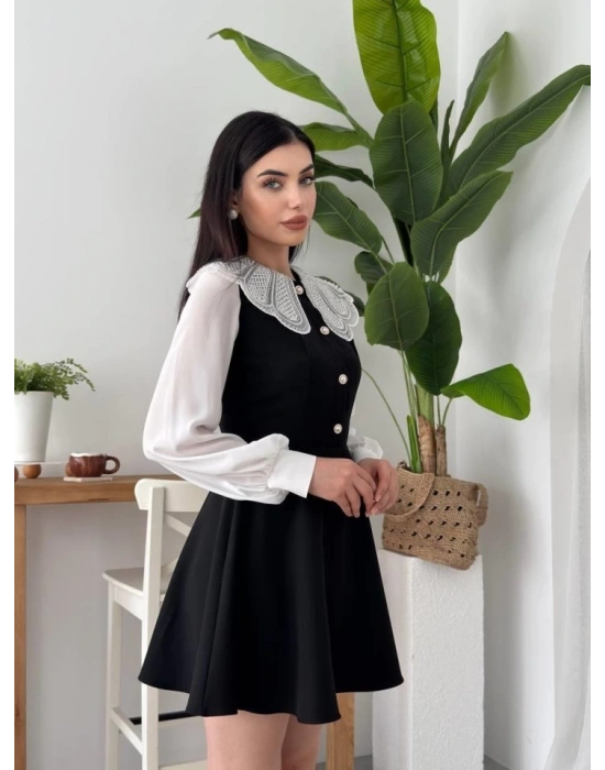 Asıo Bebe Yaka Elbise