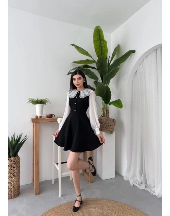 Asıo Bebe Yaka Elbise