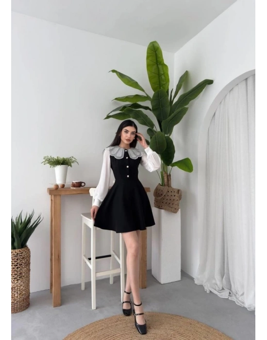 Asıo Bebe Yaka Elbise