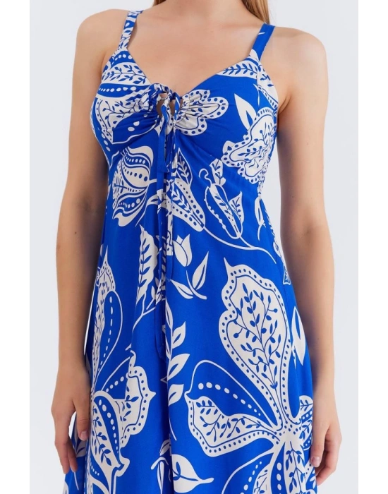 Askılı Viscon Elbise  aks