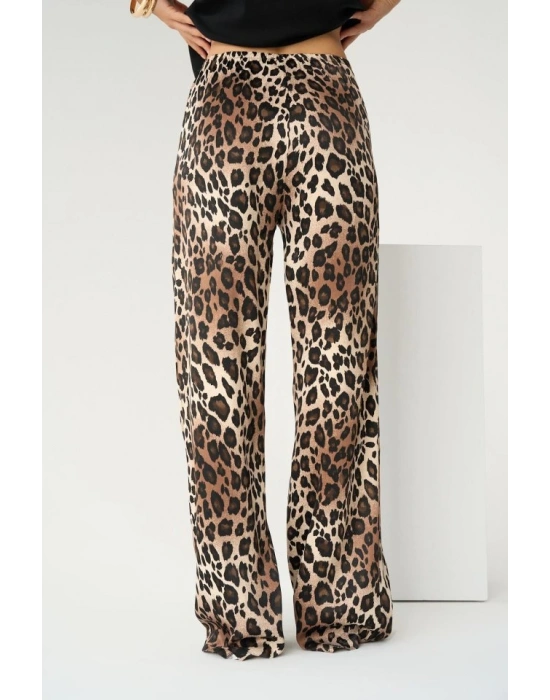 Lastikli Pantolon  Leopar