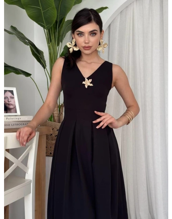 ate Yıldız Detaylı Elbise