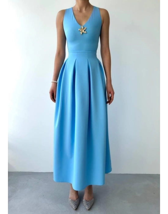 ate Yıldız Detaylı Elbise