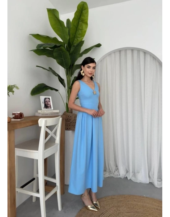 ate Yıldız Detaylı Elbise