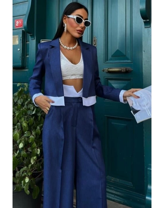 Audrey Crop Ceket Takım 10106