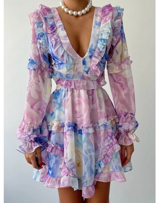 Avellino ırt Dekolteli Elbise