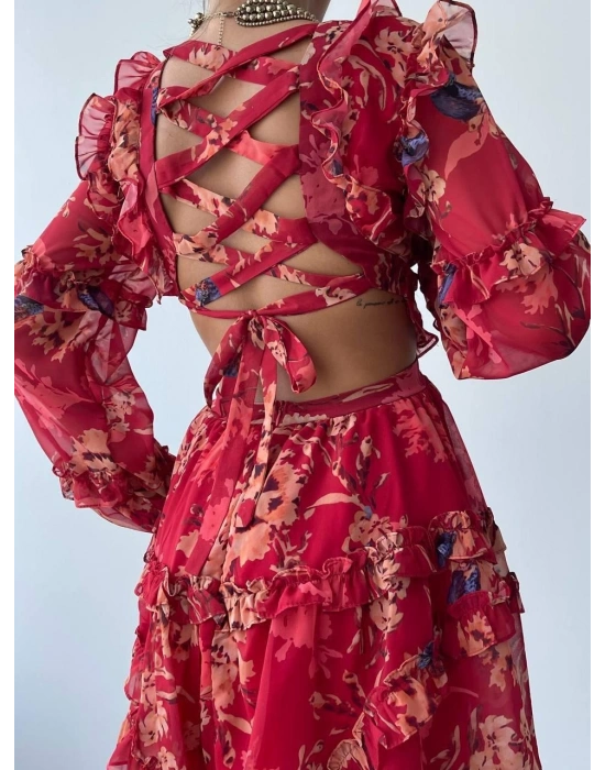 Avellino ırt Dekolteli Elbise