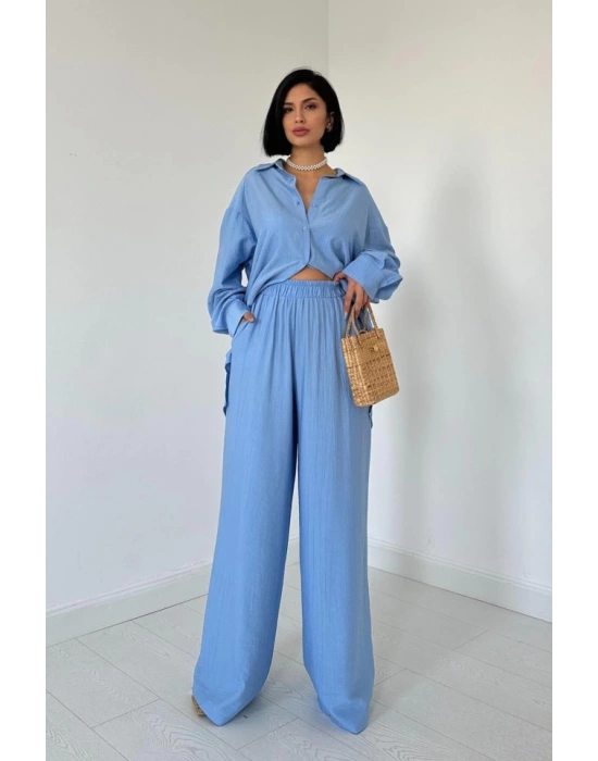 avi Alice Gömlek Ve Bol Kesim Pantolon Takım