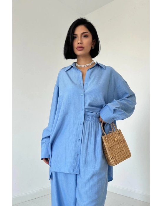avi Alice Gömlek Ve Bol Kesim Pantolon Takım