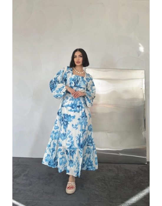 avi Arkası Gipeli Uzun Elbise