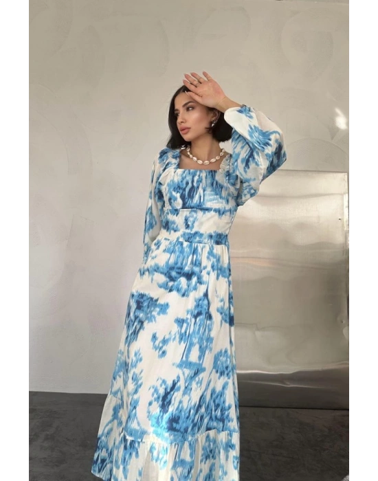 avi Arkası Gipeli Uzun Elbise