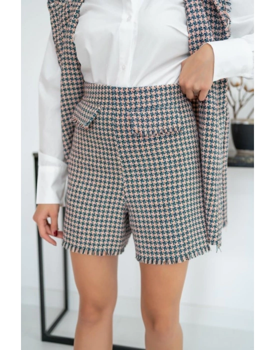 avi Kazayağı Desenli Yelek Ve Şort Takım