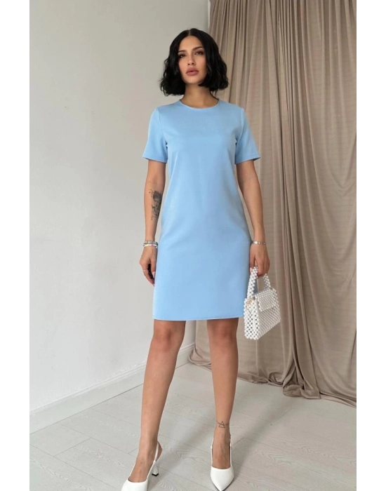 avi Kısa Kol Atlas ini Elbise