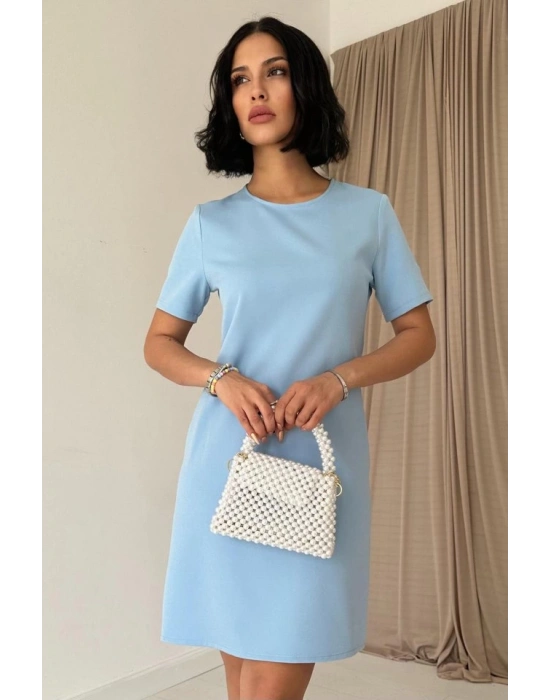 avi Kısa Kol Atlas ini Elbise