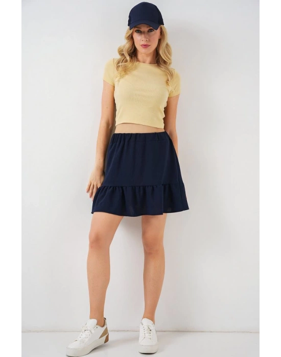 Ayrobin Mini Etek 8054  Lacivert