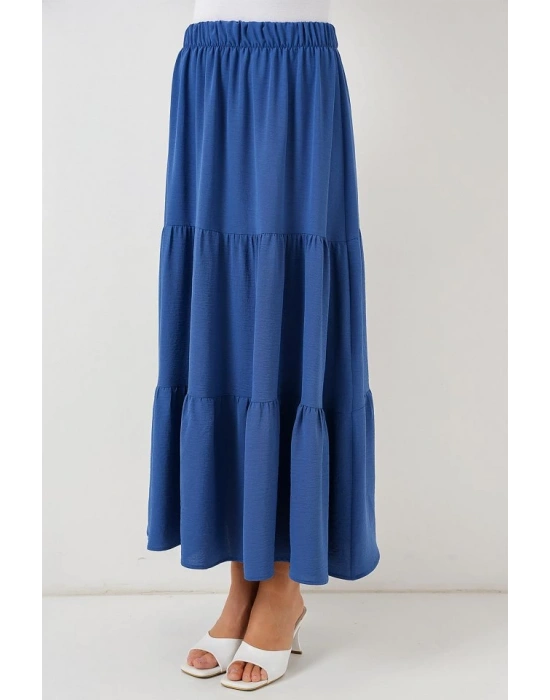 Ayrobin Uzun Etek 8048  İndigo