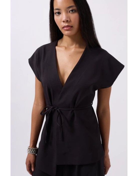 Bağcık Detay Yelek