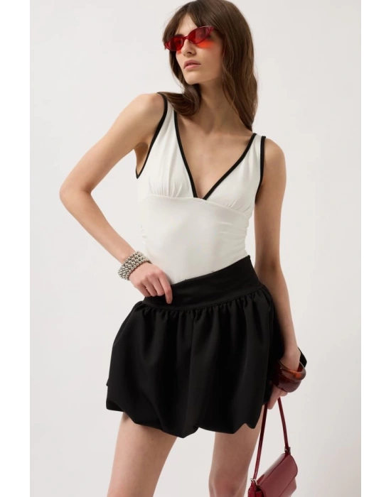 Balon Detay Mini Etek