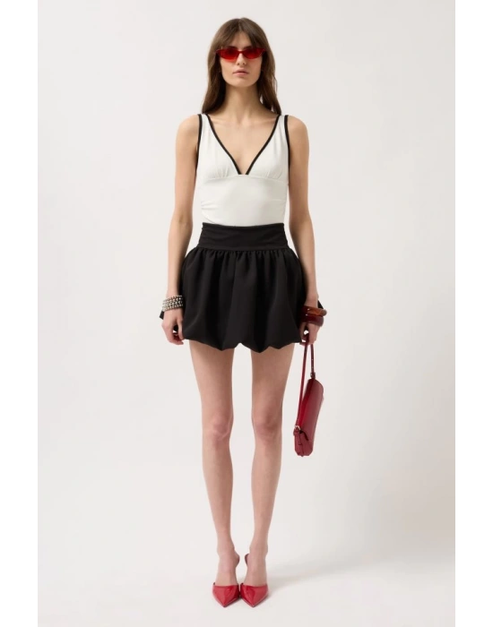 Balon Detay Mini Etek