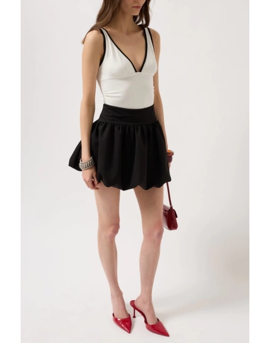 Balon Detay Mini Etek