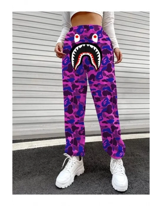 Bape hark Dijital Baskılı Eşofman Altı  or