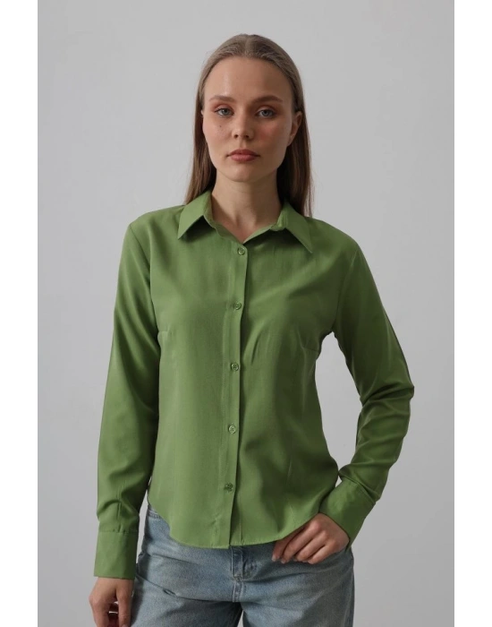 Basic Gömlek  Çağla Yeşili