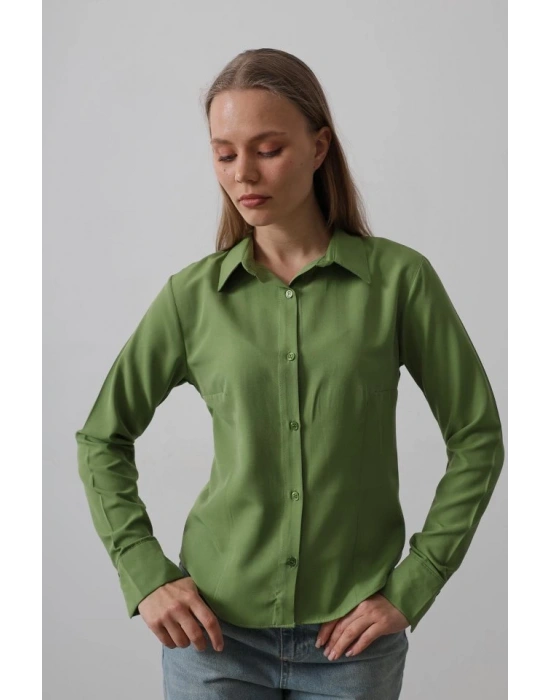 Basic Gömlek  Çağla Yeşili