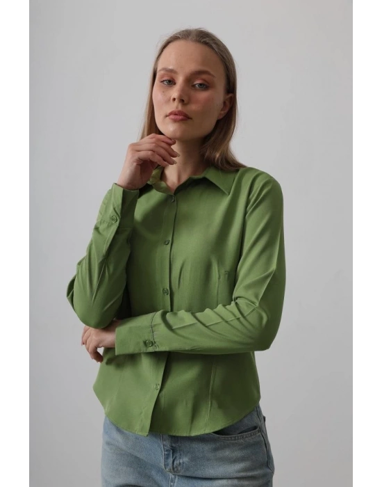 Basic Gömlek  Çağla Yeşili