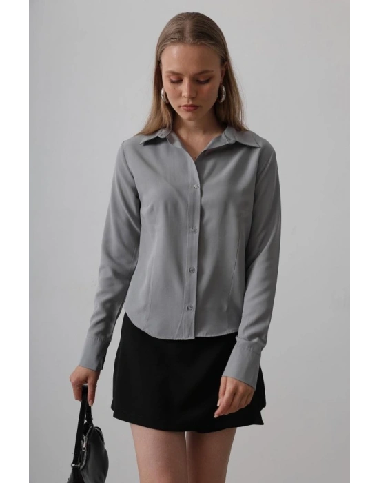 Basic Gömlek  Gri